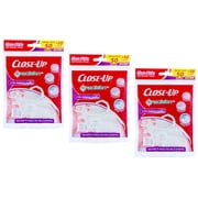 Close-Up Precision Floss Picks with Flouridex Thread, 60 Count Pack Of 3
