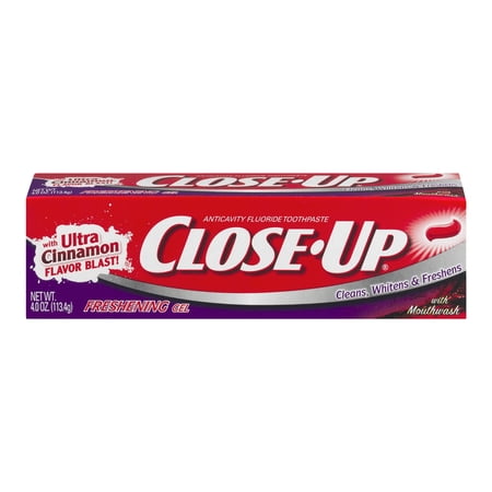 Close-Up Freshening Gel with Mouthwash Toothpaste 4 oz