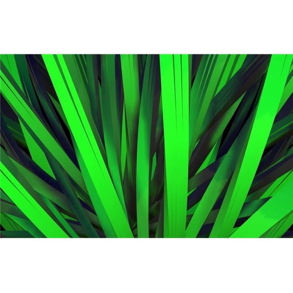 Close-Up View of A Computer Generated Abstract Design Poster Print by Ryan Briscall - 18 x 11