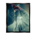 thumbnail image 1 of Close Up Water Drip Petals Botanical & Floral Photograph Jet Black Framed Art Print Wall Art, 1 of 6
