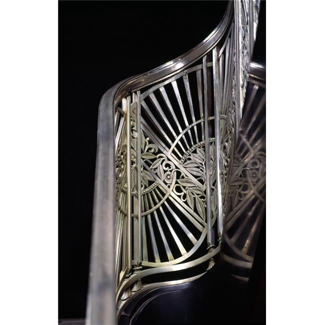 Close-Up of Art Deco Stairway Metalwork Two North Riverside Plaza 400 ...