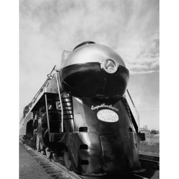 Close-Up of a Steam Train Engine Hudson Locomotive New York Central System Poster Print - 18 x 24 in.