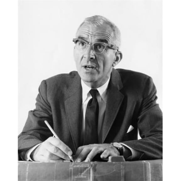 Close-Up of an Architect Drawing a Plan Poster Print - 18 x 24 in.