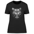 thumbnail image 1 of Close-up White Tiger Face T-Shirt Women -Image by Shutterstock, Female XX-Large, 1 of 2