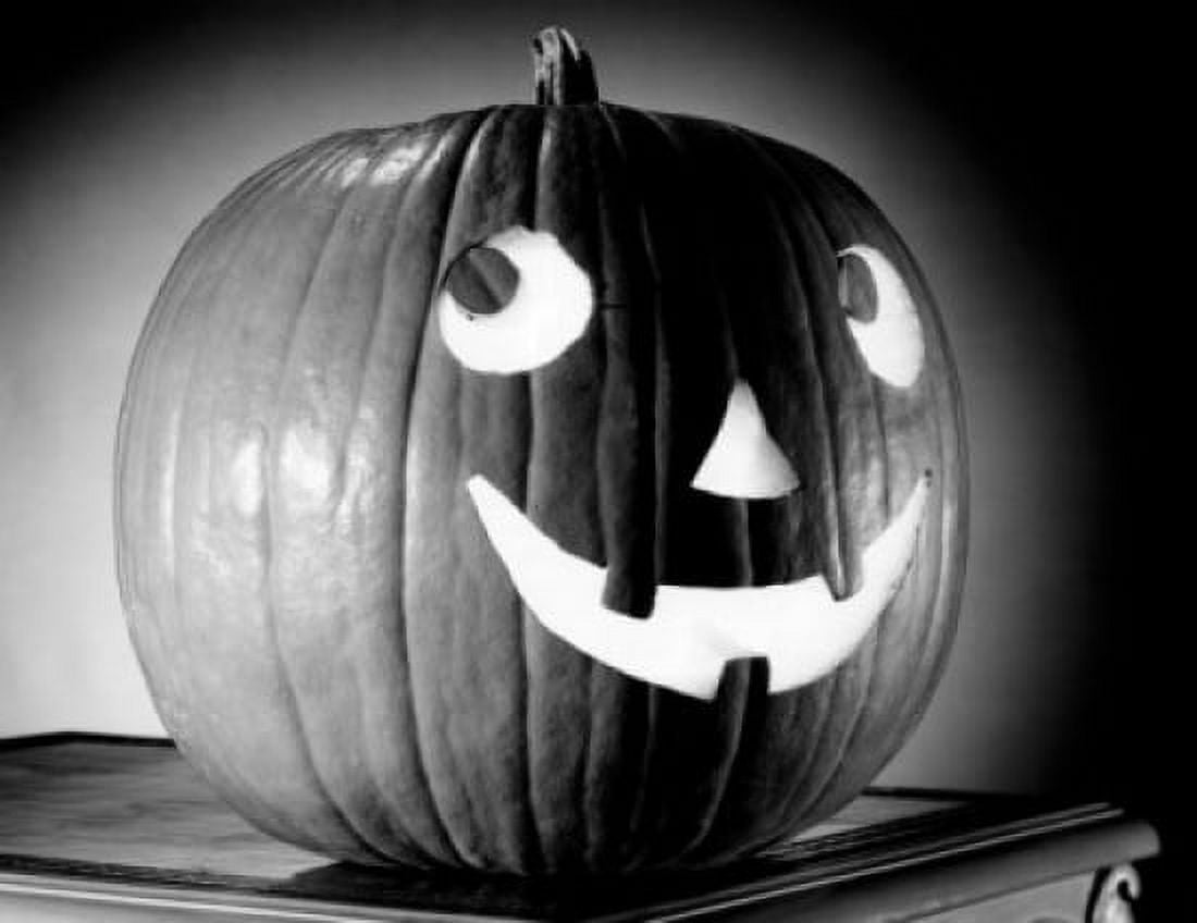 Close-up o illuminated jack o lantern Canvas Art - (24 x 36)