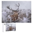thumbnail image 1 of Close-up of A Red Deer Stag in Winter Jigsaw Puzzles 1000 Pieces for Adults, Challenging Puzzle Perfect for Game Nights, 1 of 5