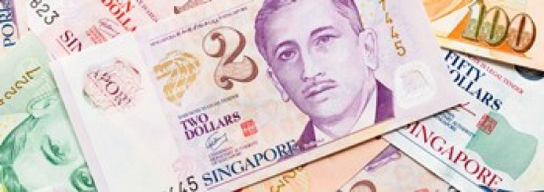 Close-up of Singaporean currency Canvas Art - Panoramic Images (18 x 7)