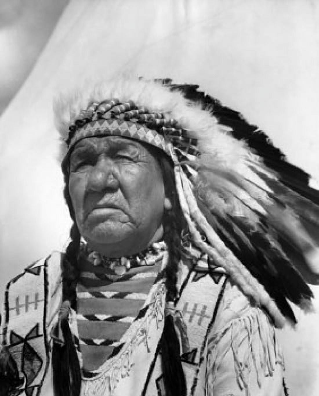 Close-up of a Blackfoot man USA Canvas Art - (18 x 24)