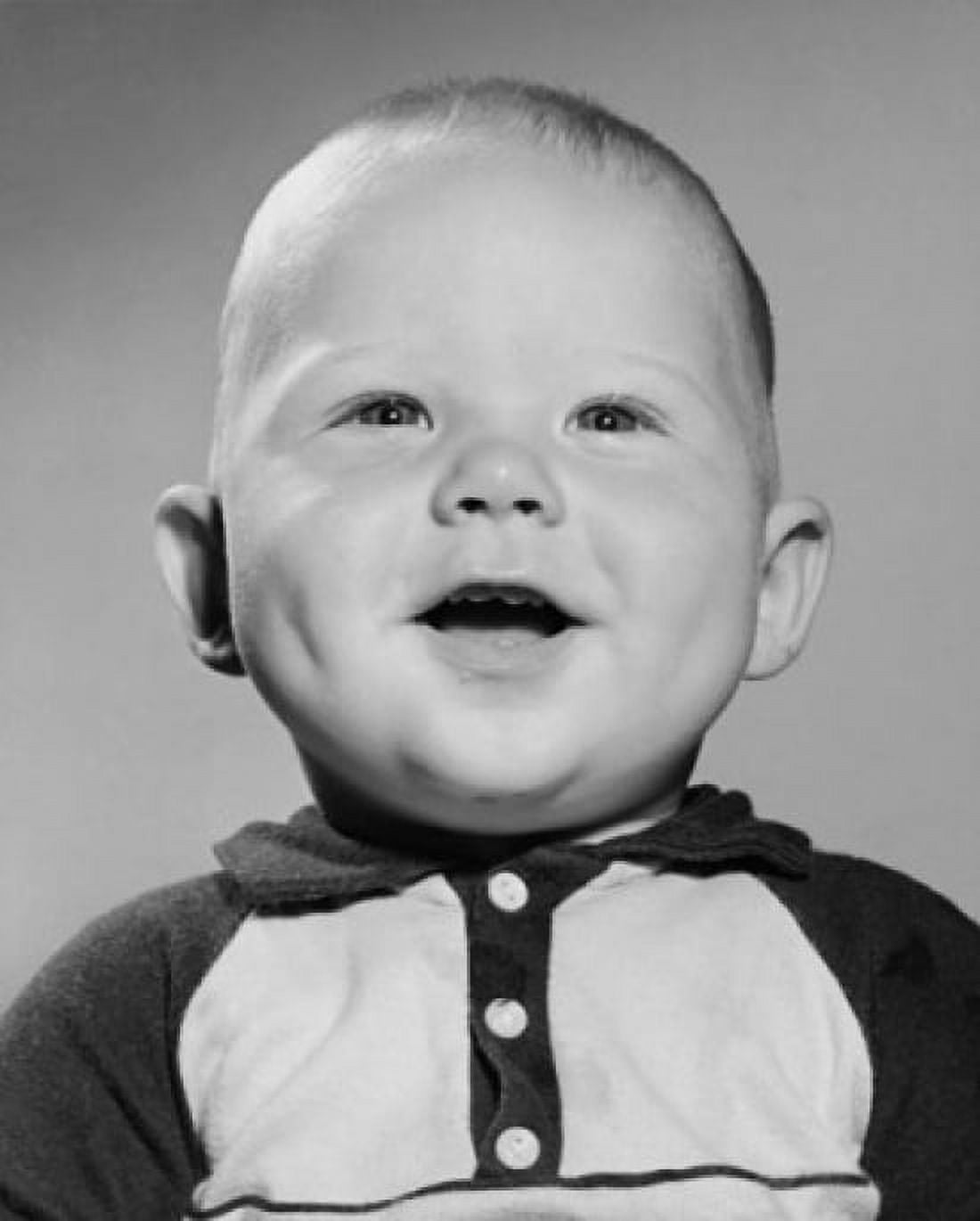 Close-up of a baby boy smiling Canvas Art - (18 x 24)