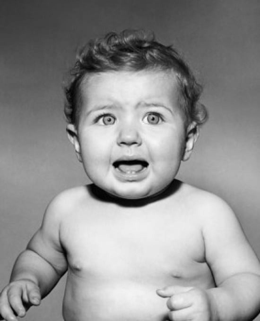 Close-up of a baby crying Canvas Art - (18 x 24)
