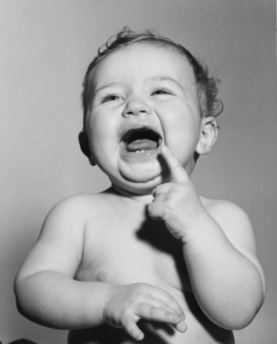Close-up of a baby crying Canvas Art - (18 x 24)