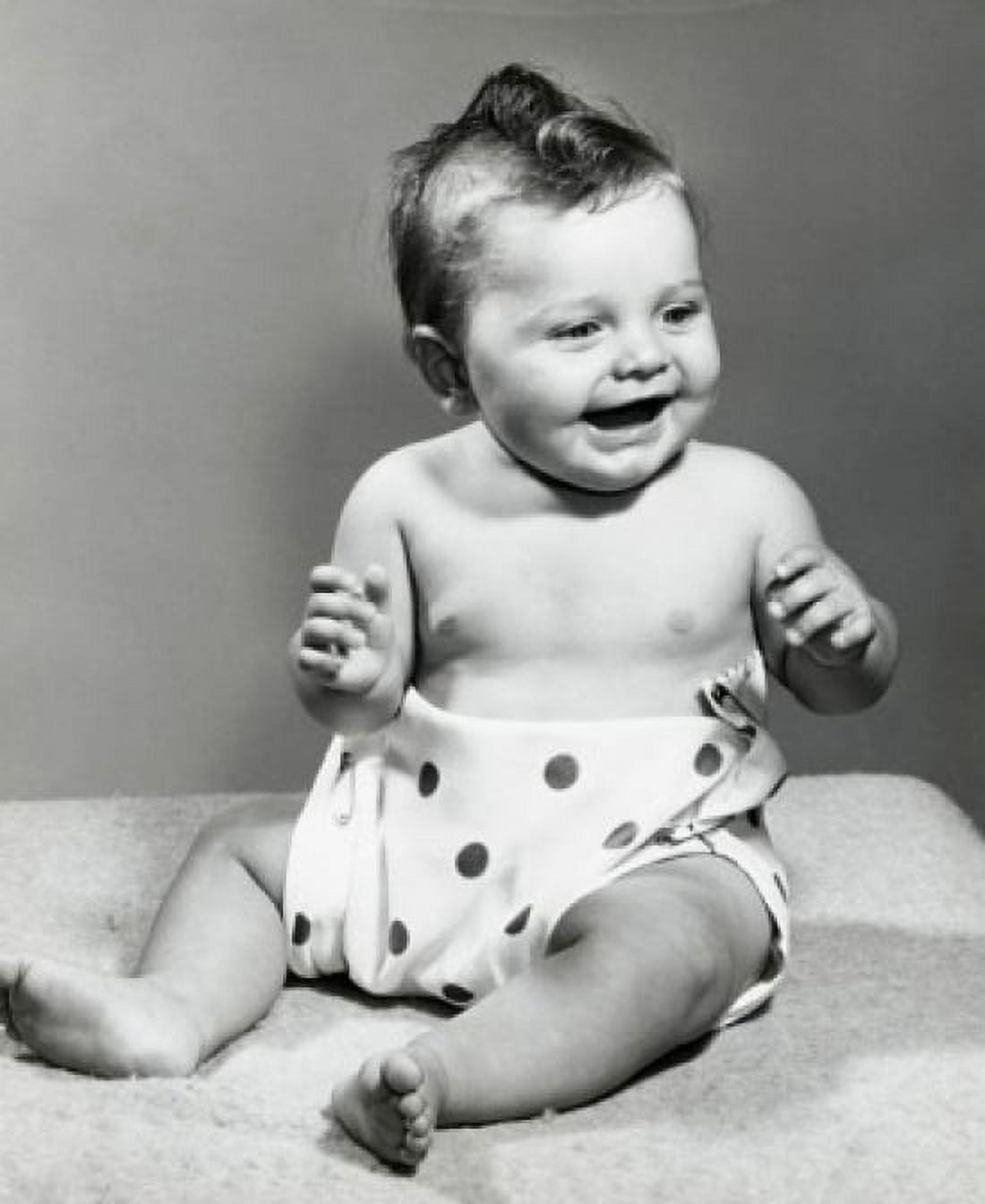 Close-up of a baby girl smiling Canvas Art -  (18 x 24)