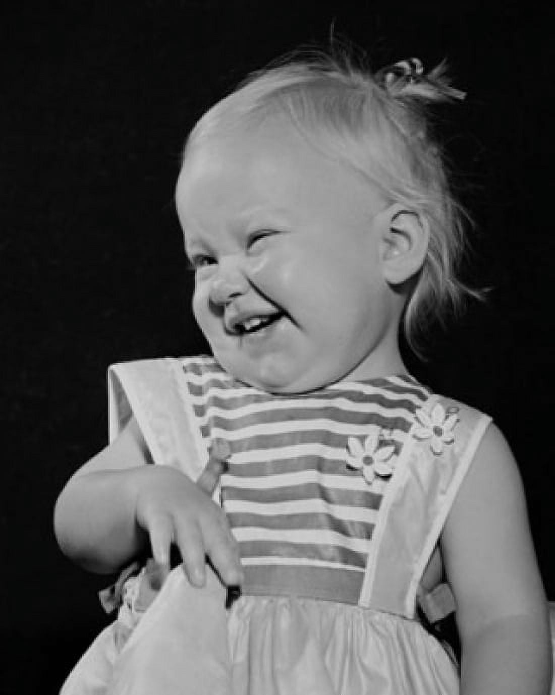 Close-up of a baby girl smiling Canvas Art - (24 x 36)