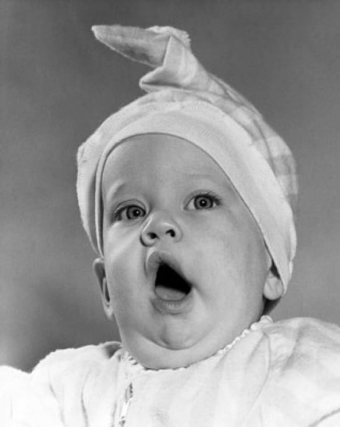 Close-up of a baby yawning Canvas Art - (24 x 36)