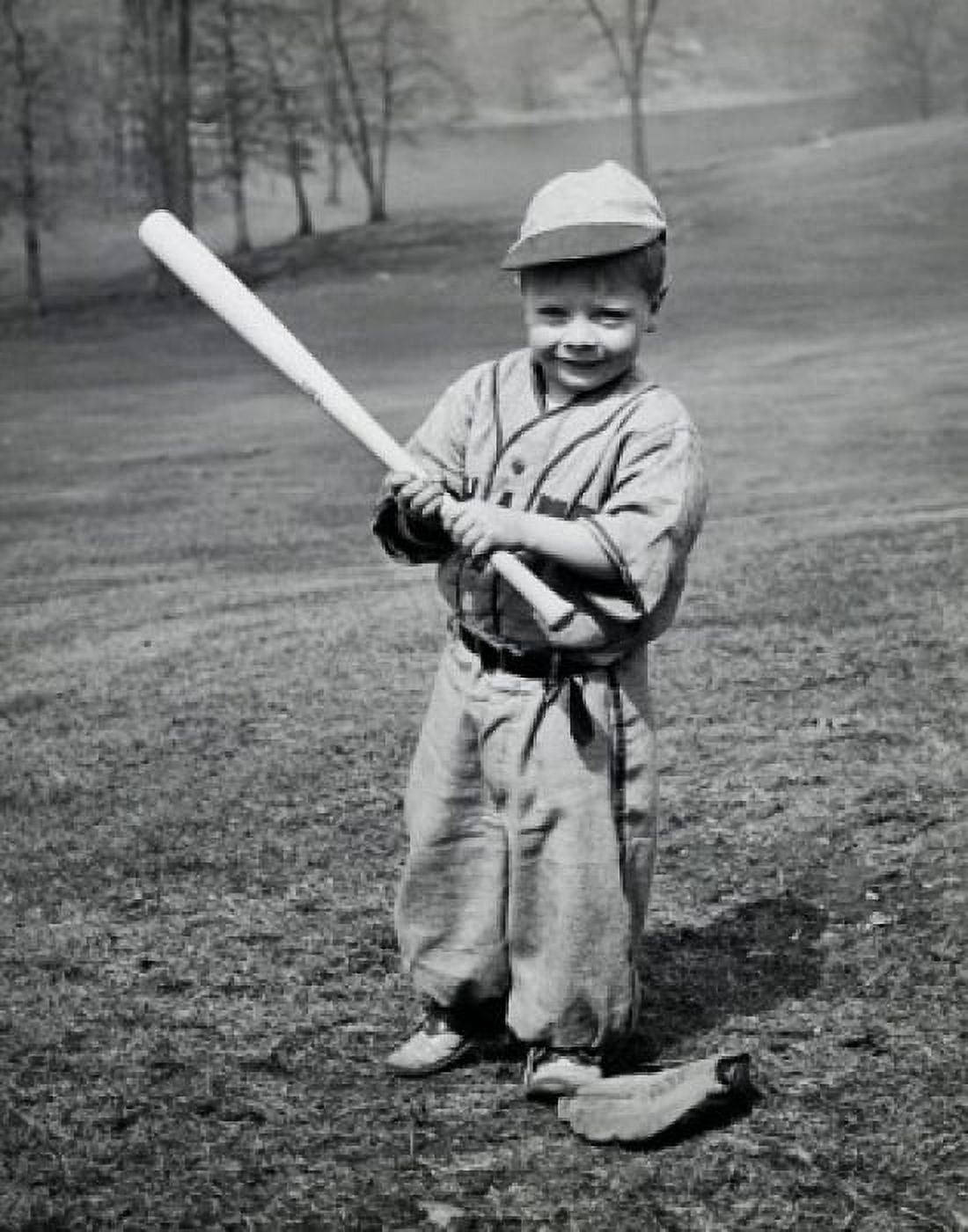 Close-up of a boy holding a baseball bat Canvas Art -  (24 x 36)