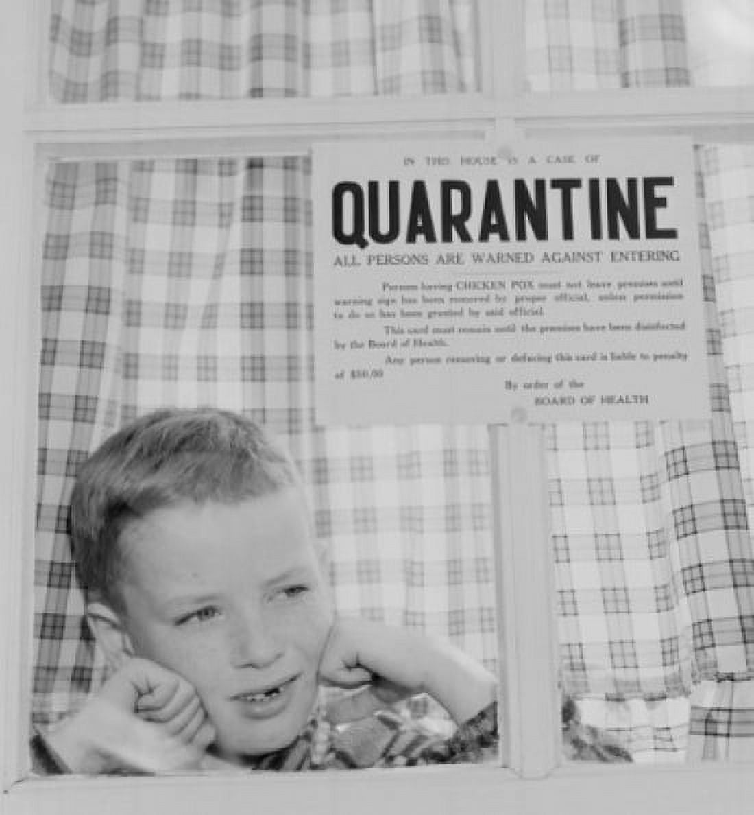 Close-up of a boy looking through a window Canvas Art - (18 x 24)