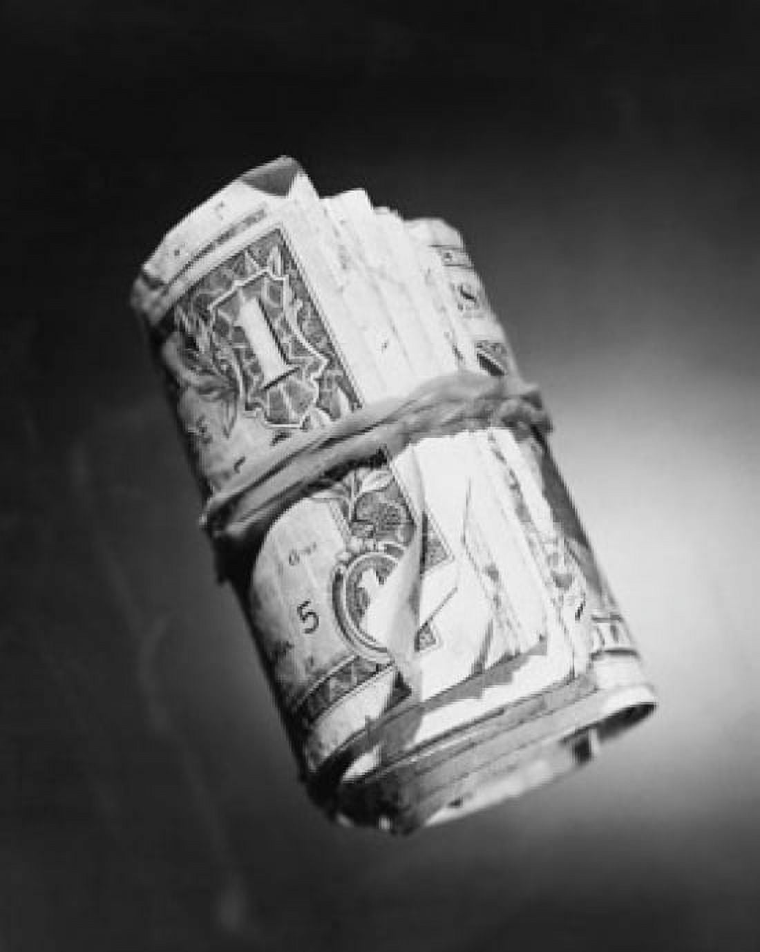 Close-up of a bundle of money Canvas Art - (18 x 24)