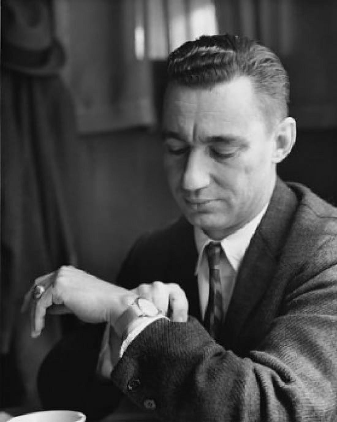 Close-up of a businessman checking the time Canvas Art - (24 x 36)