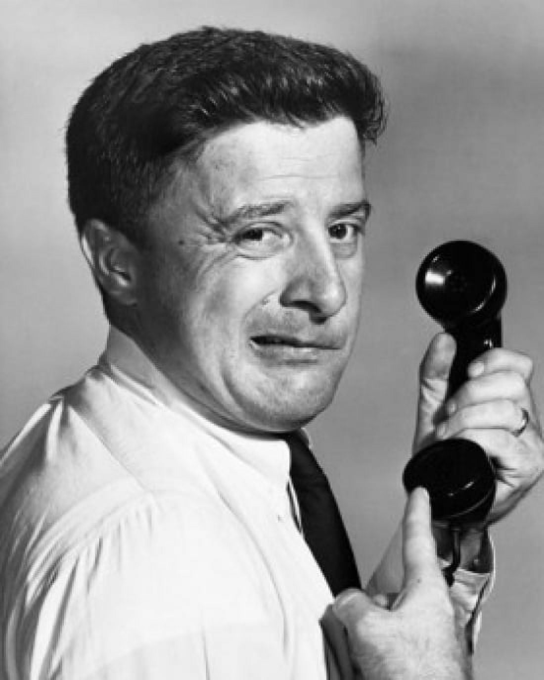 Close-up of a businessman holding a telephone receiver Canvas Art - (18 x 24)