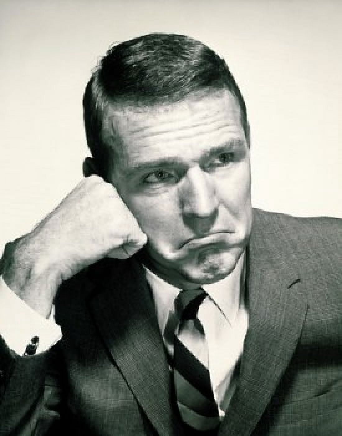 Close-up of a businessman looking sad Canvas Art - (18 x 24)
