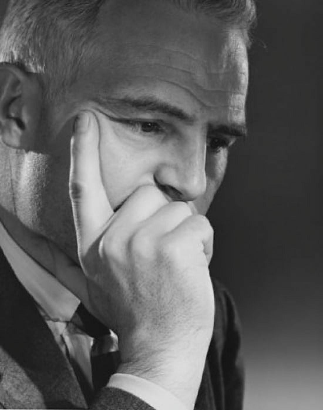 Close-up of a businessman looking serious Canvas Art - (24 x 36)