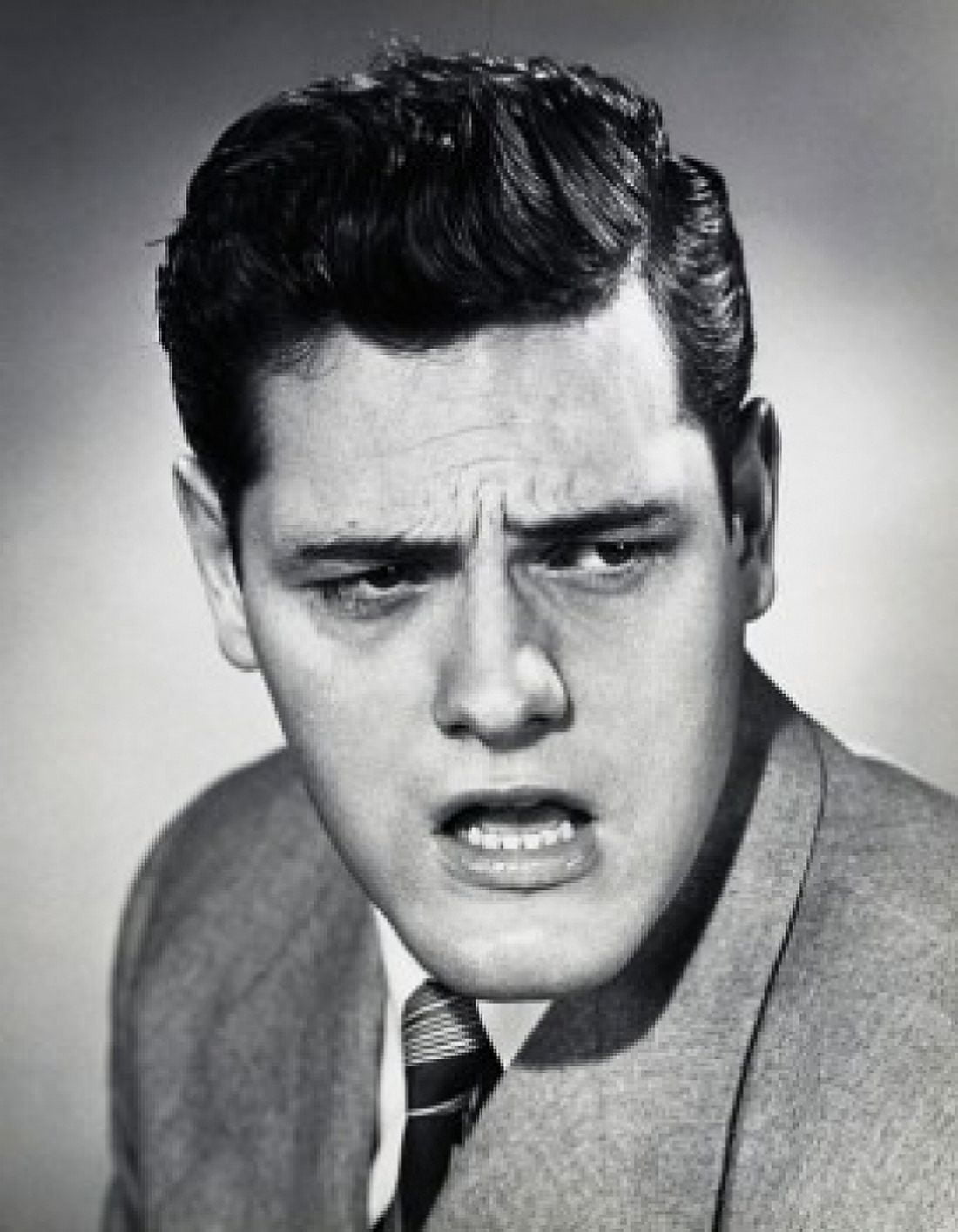 Close-up of a businessman looking shocked Canvas Art - (18 x 24)