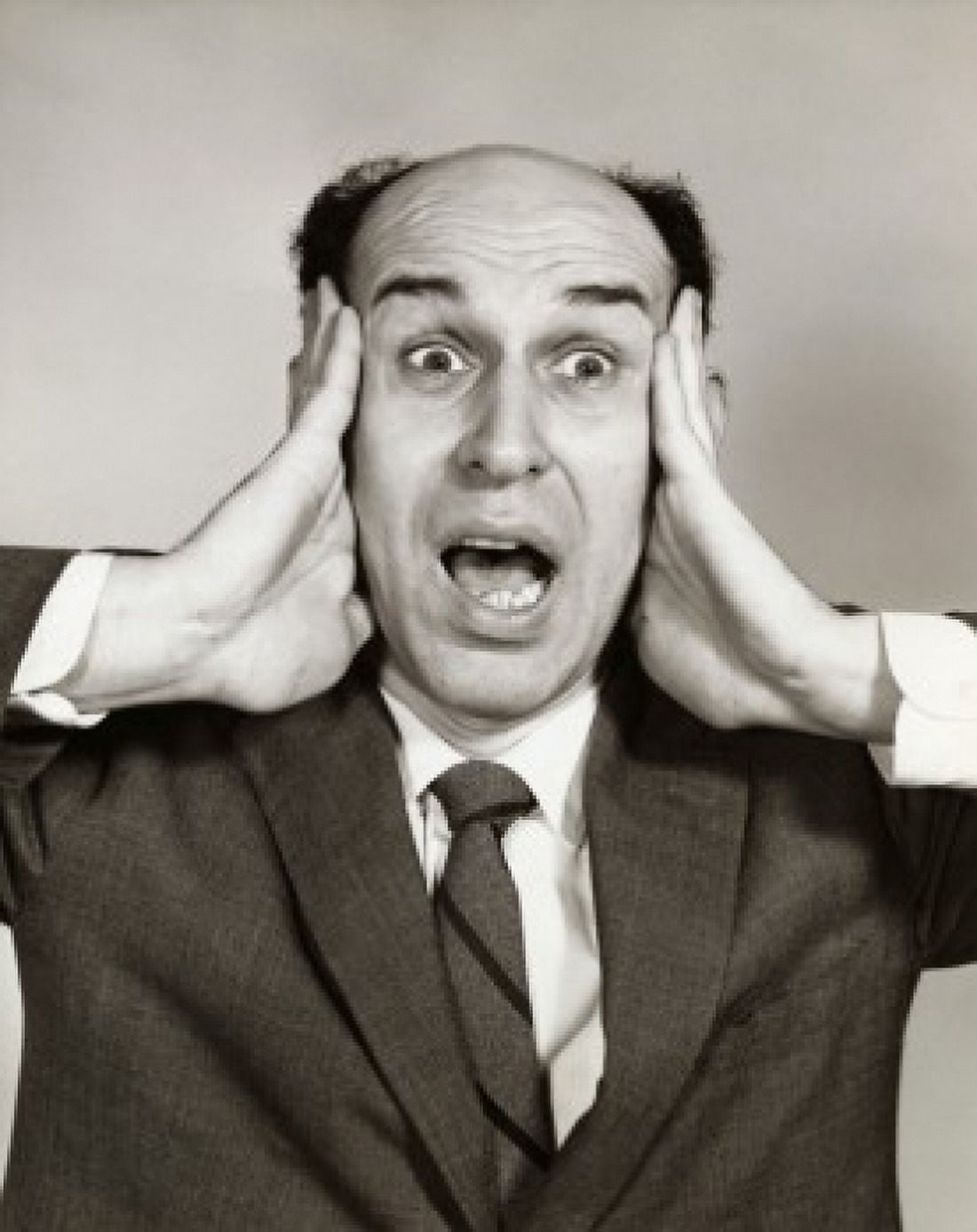 Close-up of a businessman looking surprised Canvas Art - (24 x 36)