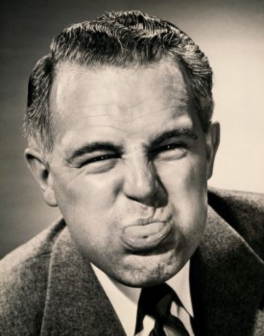 Close-up of a businessman making a face Canvas Art - (18 x 24)