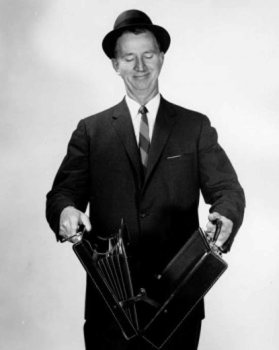 Close-up of a businessman opening a briefcase Canvas Art - (18 x 24)