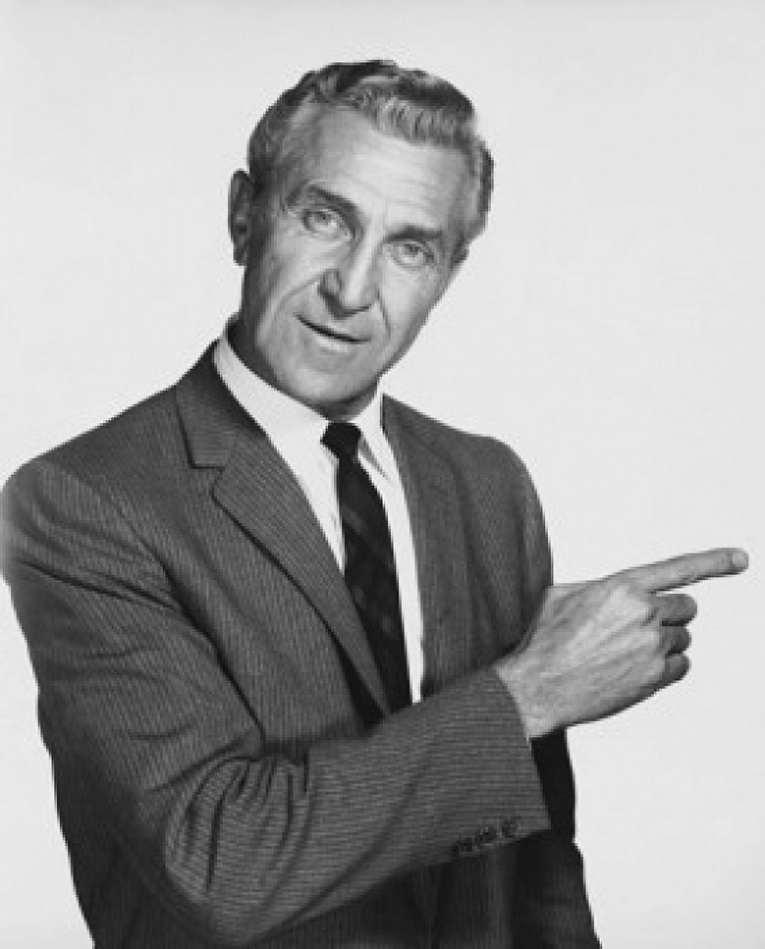 Close-up of a businessman pointing with his finger Canvas Art - (18 x 24)