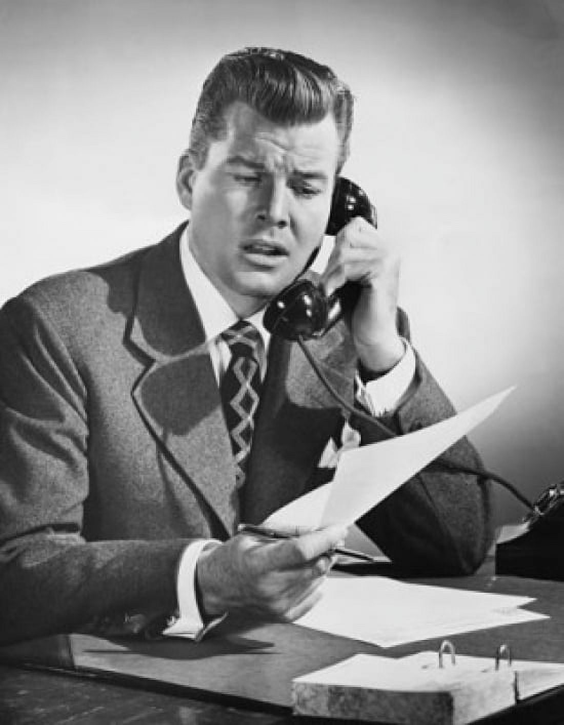 Close-up of a businessman talking on the telephone Canvas Art - (18 x 24)