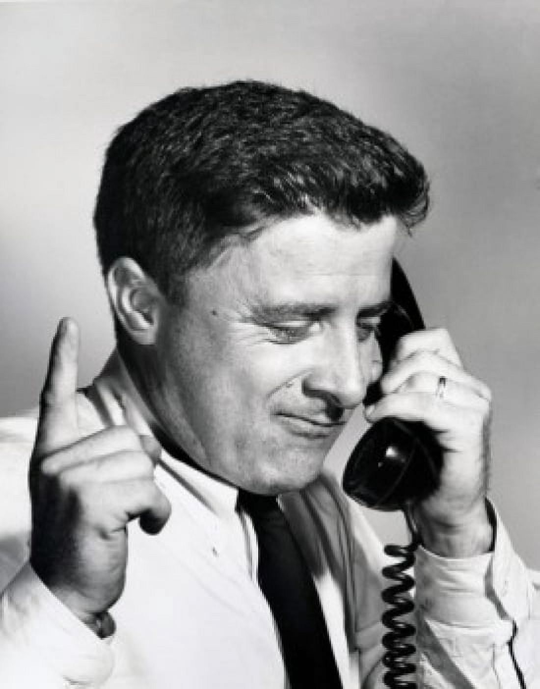 Close-up of a businessman talking on the telephone Canvas Art - (18 x 24)