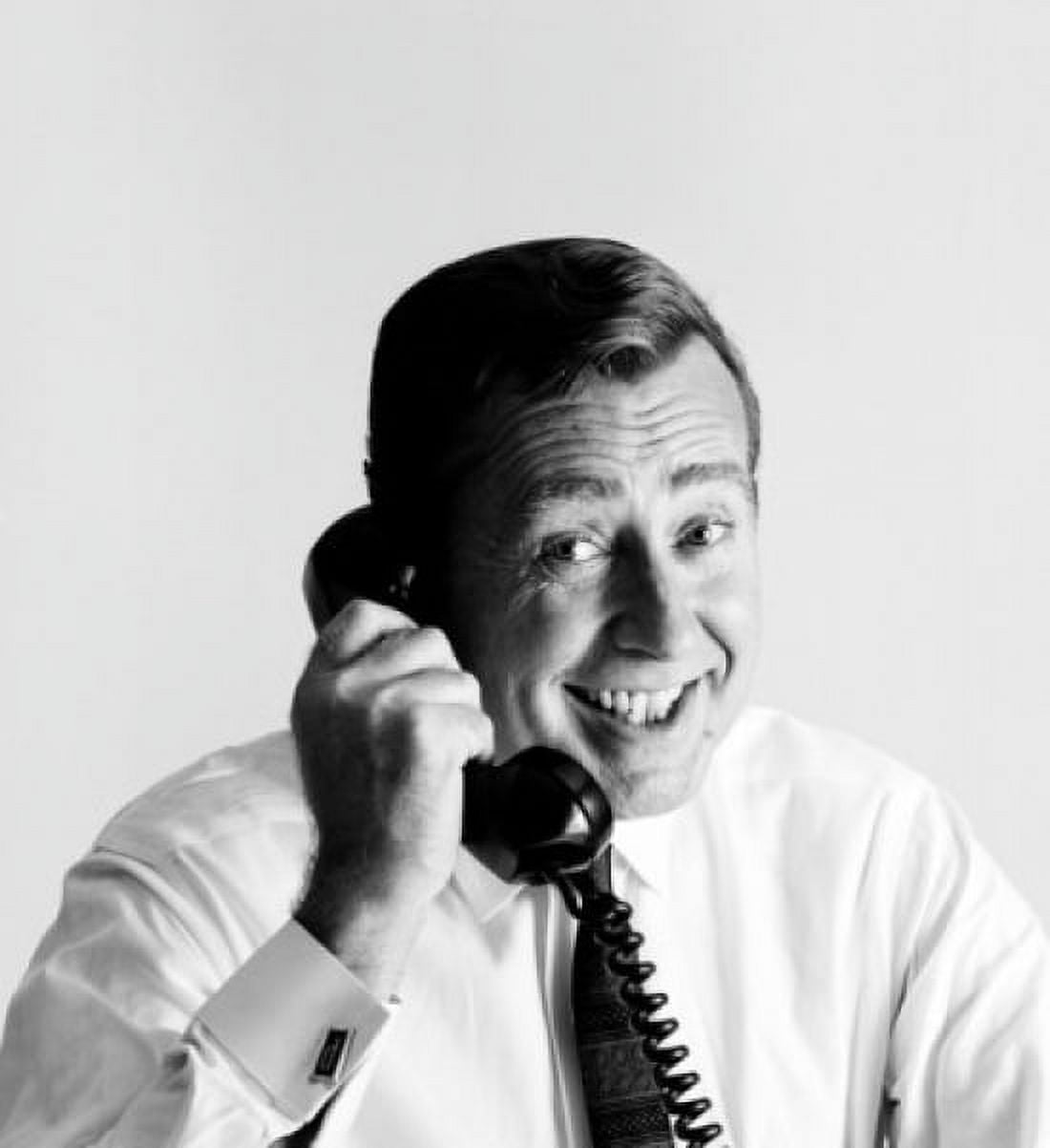 Close-up of a businessman talking on the telephone Canvas Art - (24 x 36)