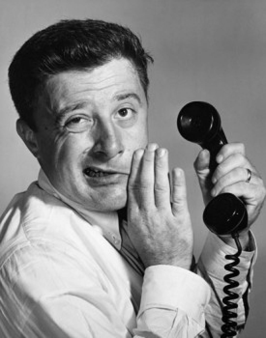 Close-up of a businessman using a telephone Canvas Art - (18 x 24)