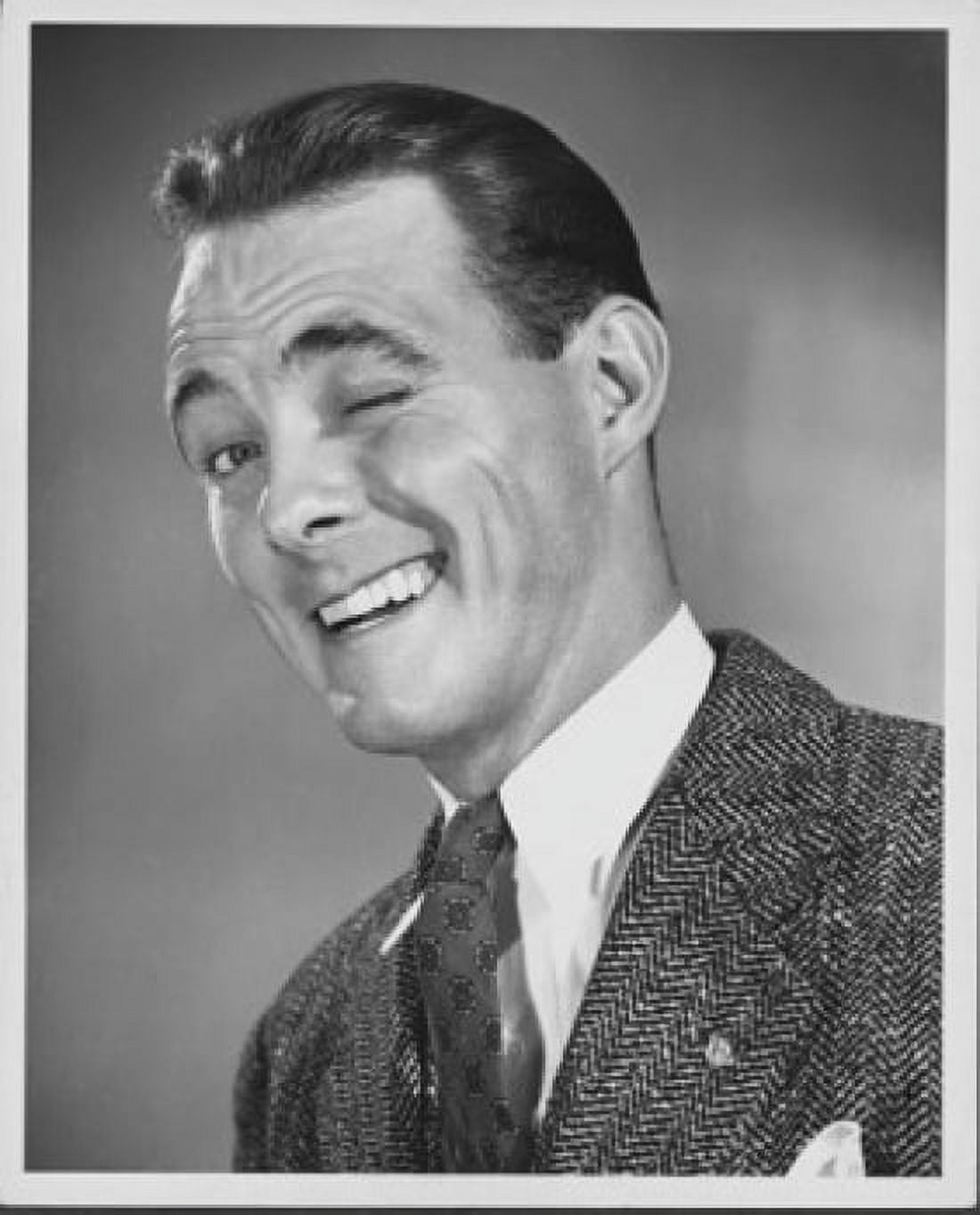 Close-up of a businessman winking and smiling Canvas Art - (18 x 24)