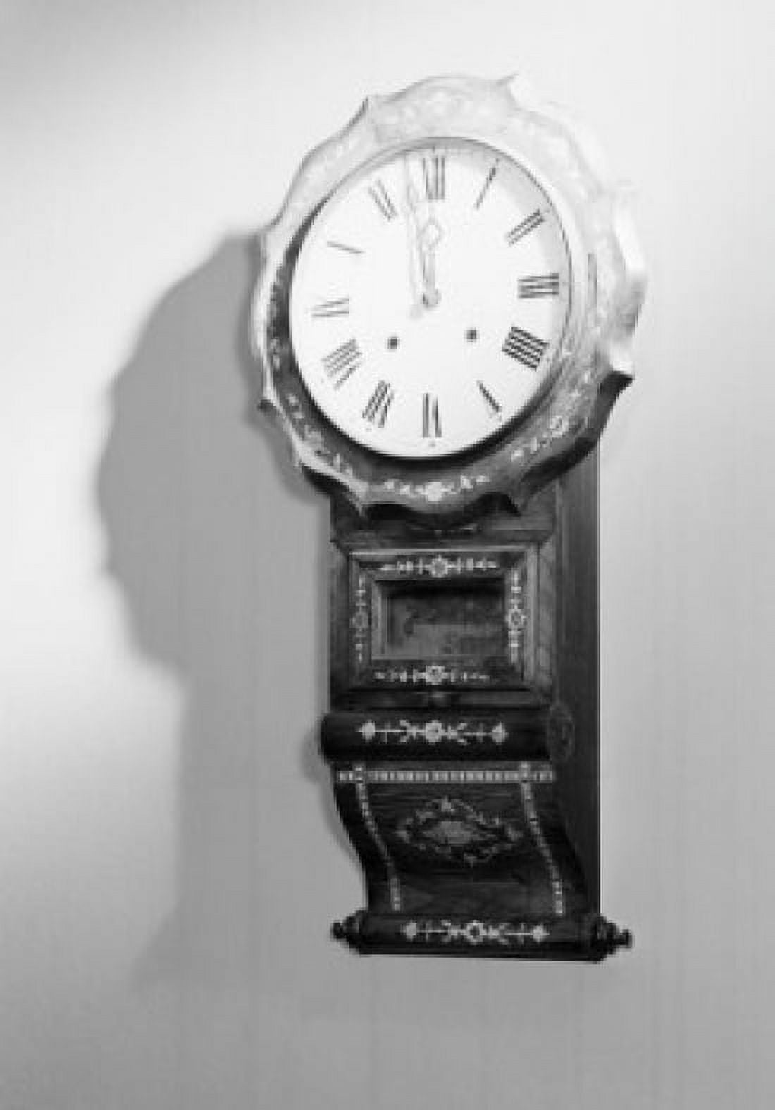 Close-up of a clock hanging on wall Canvas Art - (18 x 24)