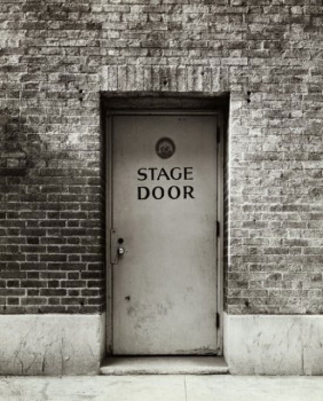 Close-up of a closed stage door Canvas Art - (24 x 36)