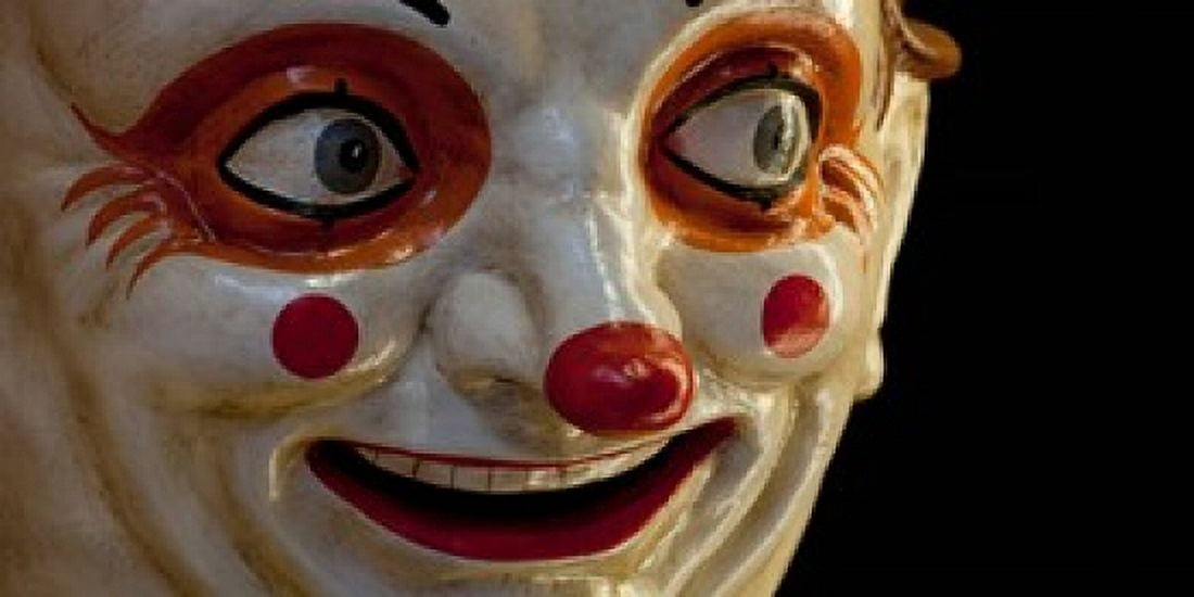 Close-up of a clown at a shop El Ingenio Barcelona Catalonia Spain Canvas Art - Panoramic Images (24 x 12)
