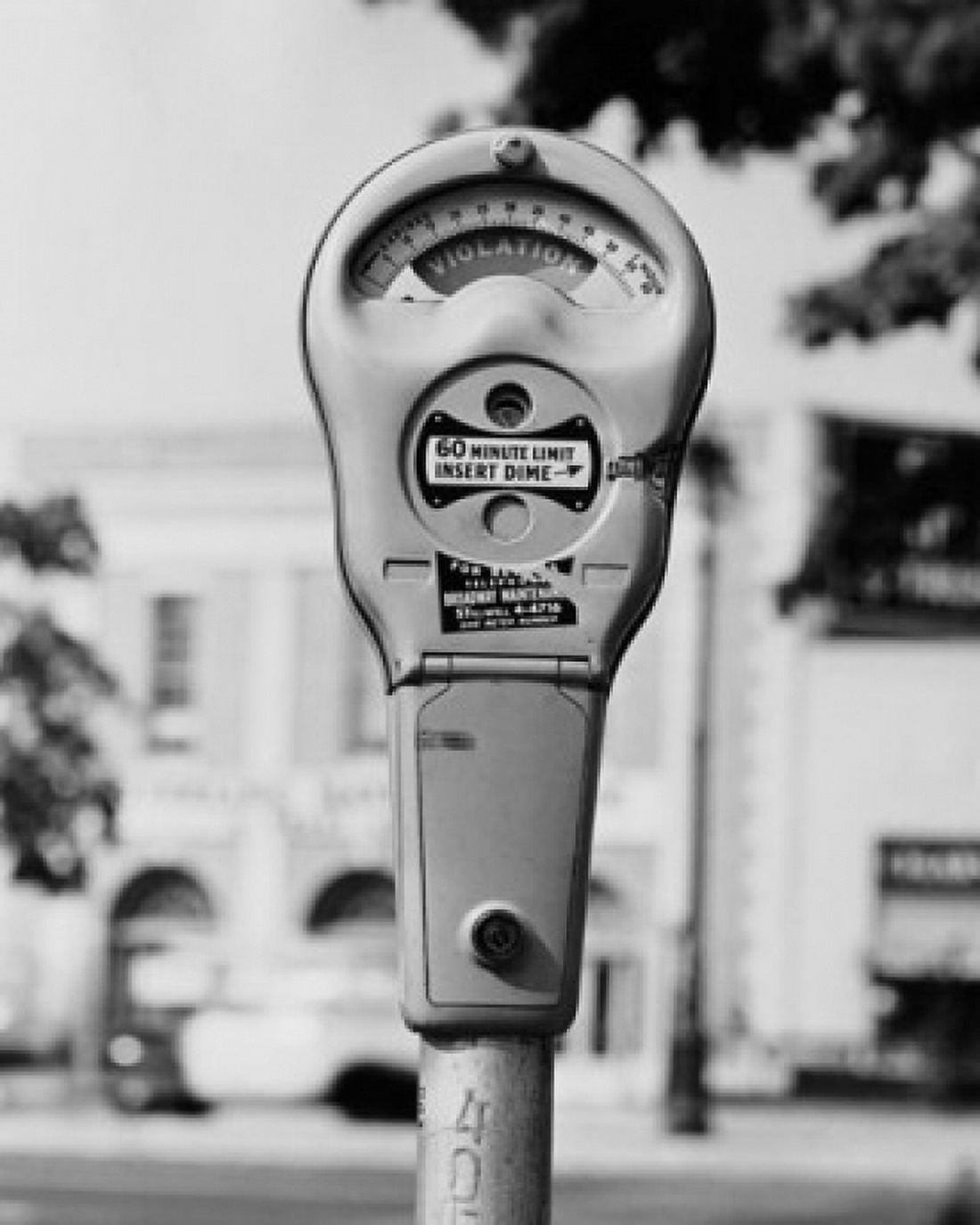 Close-up of a coin operated parking meter Canvas Art - (18 x 24)