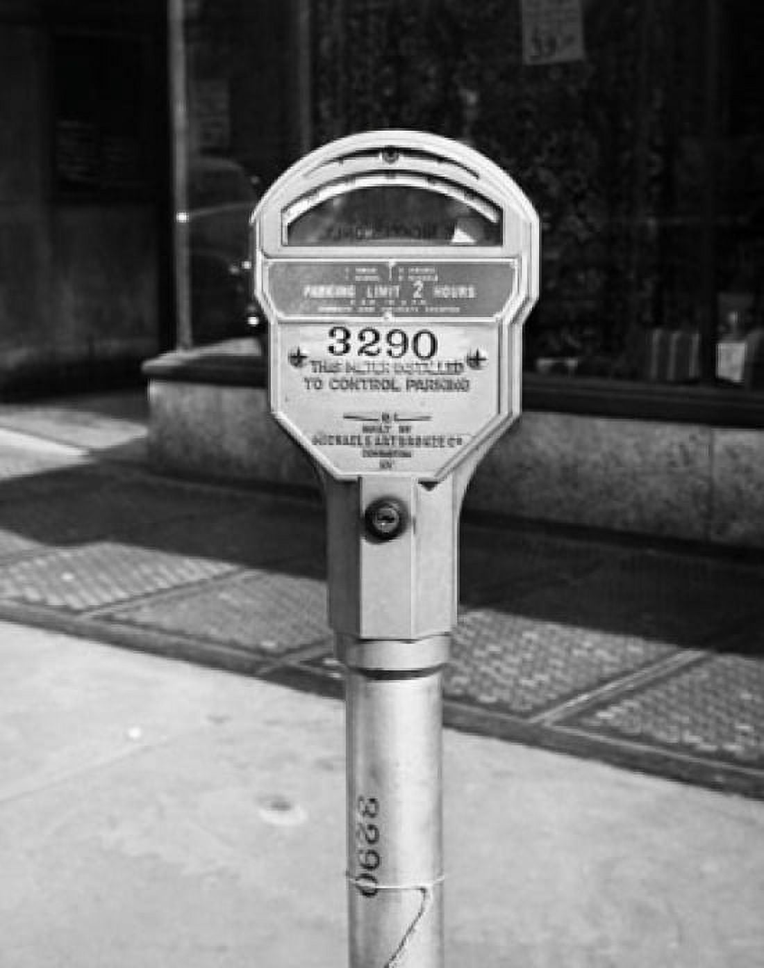 Close-up of a coin operated parking meter Canvas Art - (18 x 24)