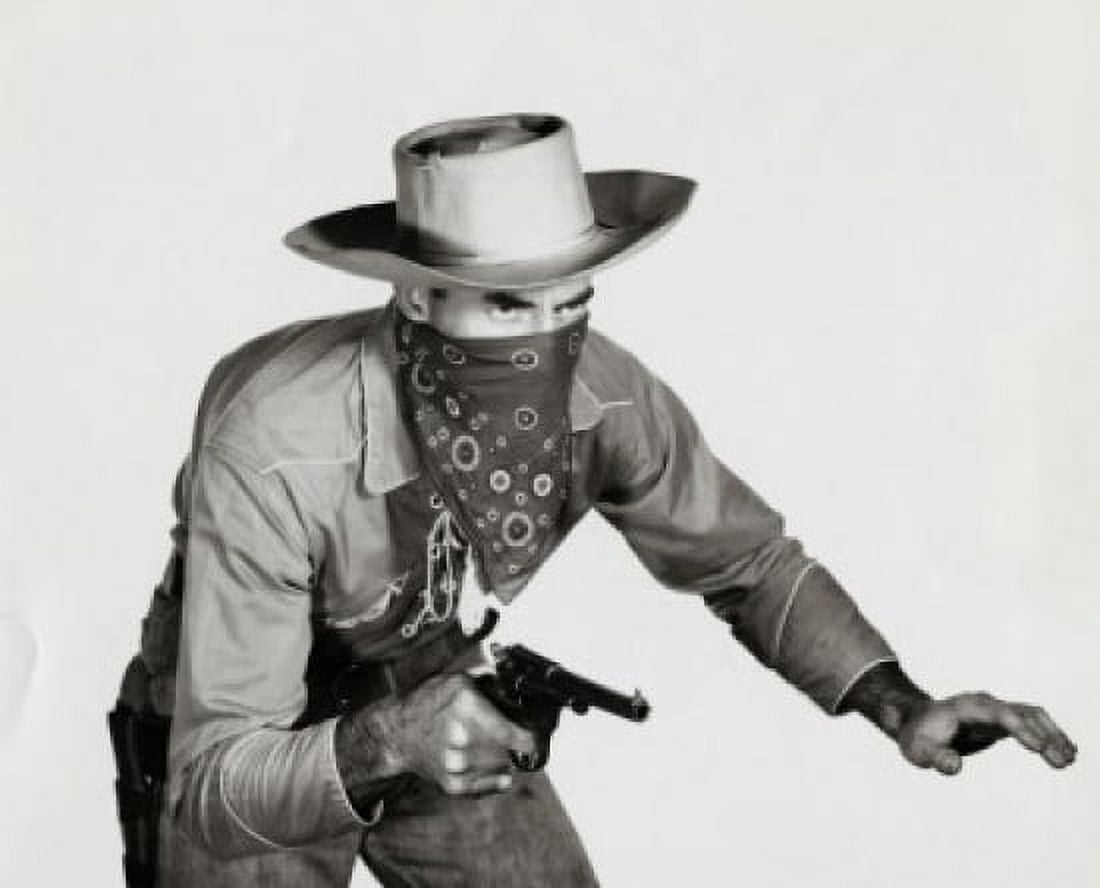 Close-up of a cowboy holding a pistol Canvas Art - (18 x 24)