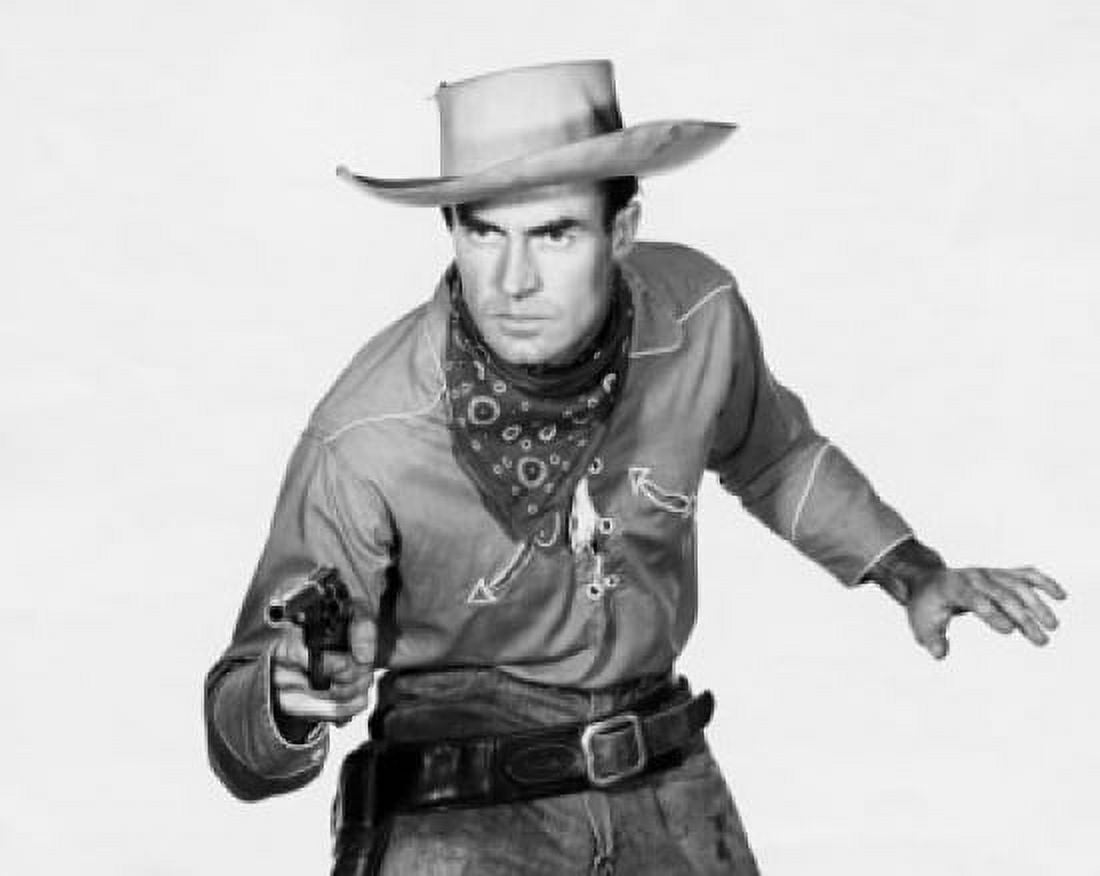 Close-up of a cowboy holding a pistol Canvas Art - (18 x 24)