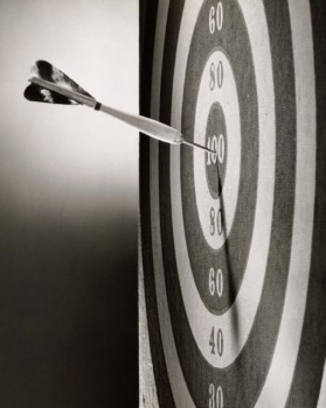 Close-up of a dart on a dartboard Canvas Art - (24 x 36)