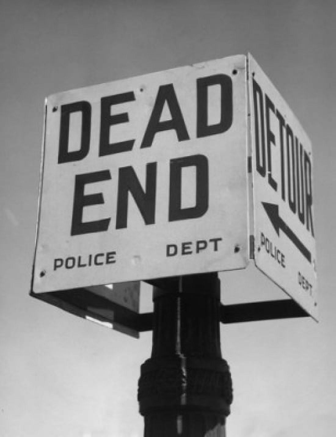 Close-up of a dead end sign Canvas Art -  (18 x 24)