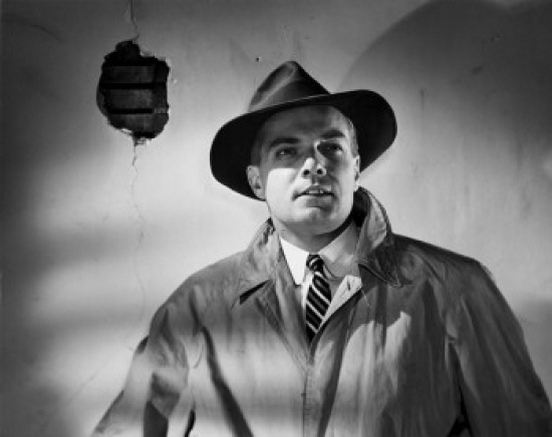 Close-up of a detective looking away Canvas Art - (24 x 36)