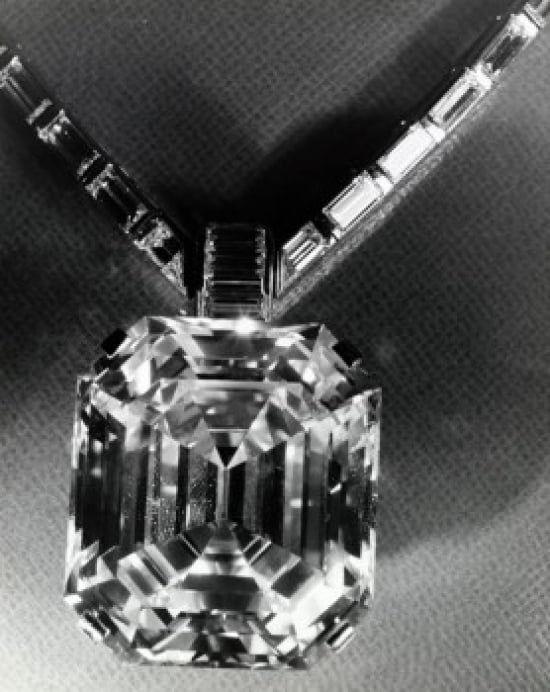 Close-up of a diamond necklace Canvas Art - (24 x 36)