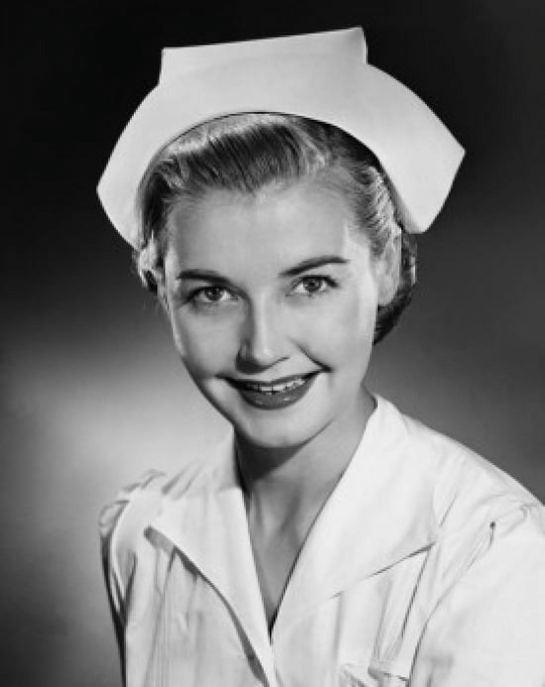 Close-up of a female nurse smiling Canvas Art - (18 x 24)