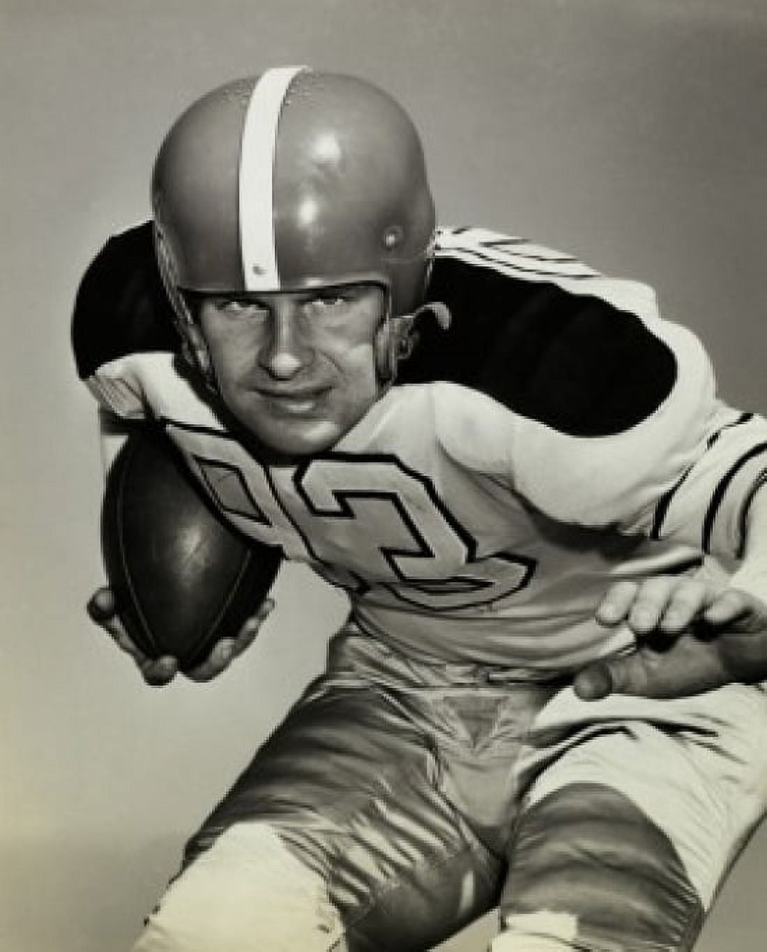 Close-up of a football player running with a football Canvas Art - (24 x 36)