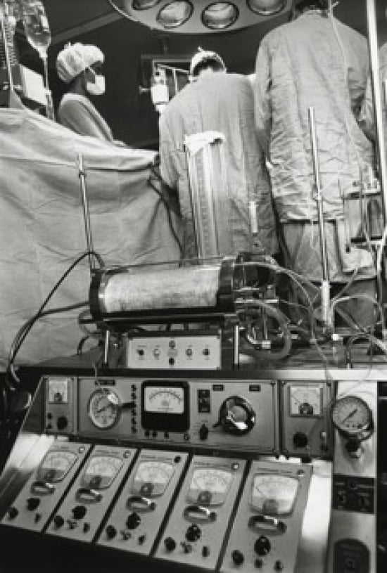 Close-up of a heart-lung machine in an operating room Canvas Art -  (18 x 24)