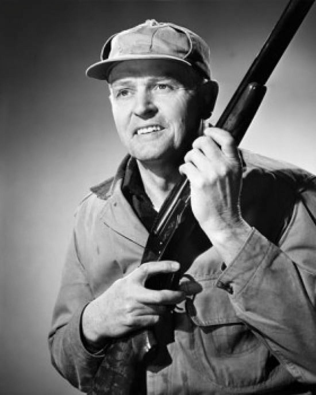 Close-up of a hunter holding a rifle Canvas Art - (18 x 24)